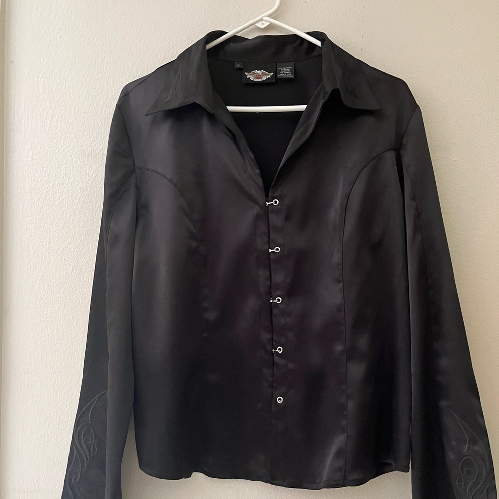 Womens button down Harley Davidson